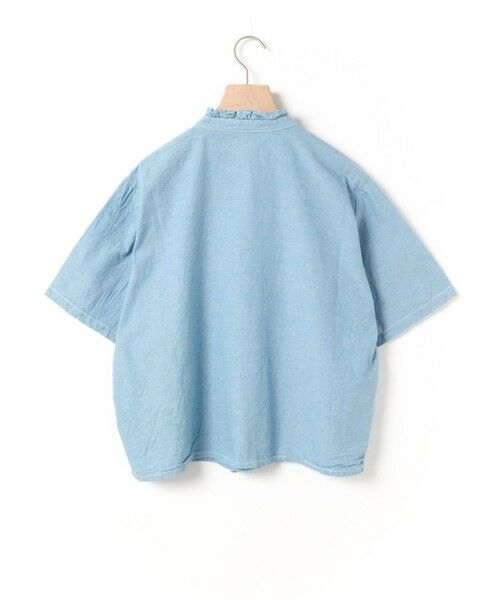 MidiUmi / ミディウミ シャツ・ブラウス | MidiUmi  フリルショートハーフスリーブシャツ | 詳細13