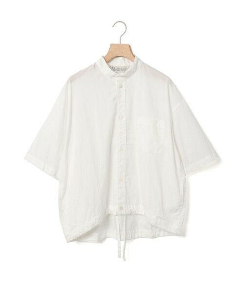 MidiUmi/ミディウミ MidiUmi シャンブレーワークシャツ オフホワイト(color11) FREE MidiUmi/ミディウミ MidiUmi シャンブレーワークシャツ オフホワイト(color11) FREE