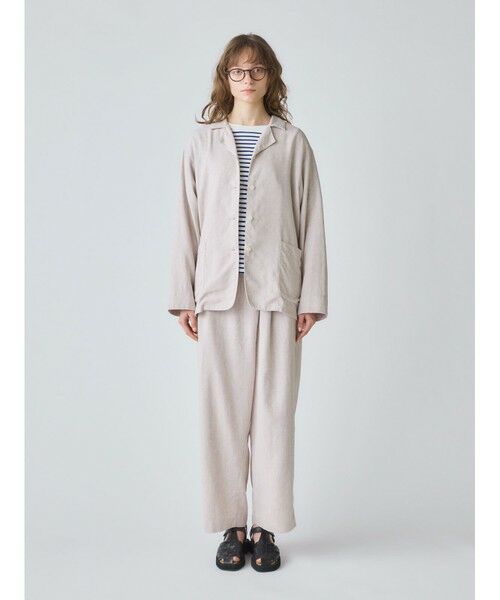 MidiUmi / ミディウミ テーラードジャケット | MidiUmi ノーザンリネンシャツジャケット | 詳細8