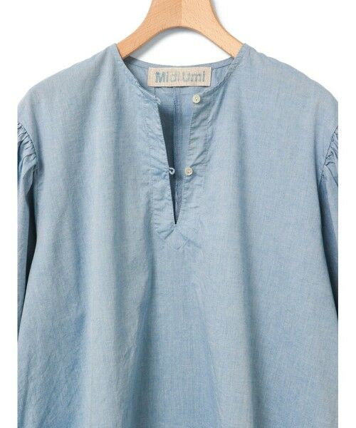 MidiUmi / ミディウミ シャツ・ブラウス | MidiUmi スキッパースモックシャツ | 詳細3