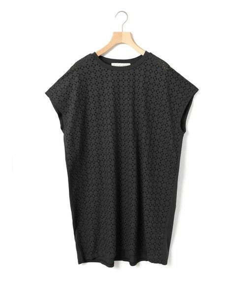 MidiUmi / ミディウミ ドレス | MidiUmi フロントレースチュニック（ブラック(color99)）