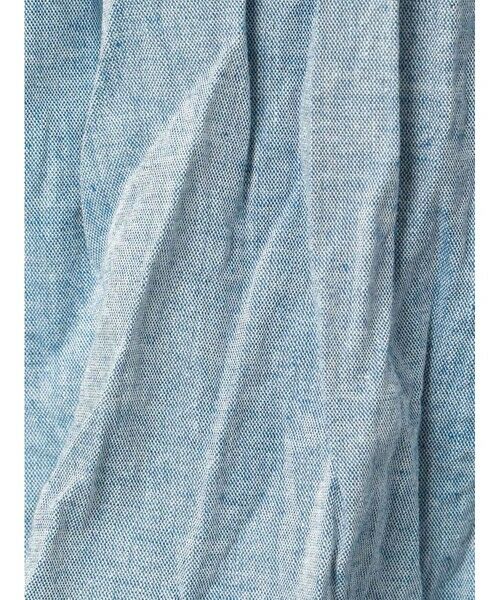 MidiUmi / ミディウミ ミニ・ひざ丈スカート | MidiUmi シャンブレーギャザースカート | 詳細2