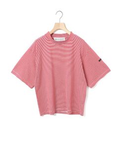 MidiUmi / ミディウミ Tシャツ | MidiUmi モックネックボーダーワイドTシャツ