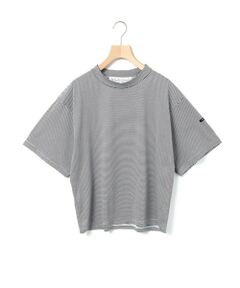 MidiUmi / ミディウミ Tシャツ | MidiUmi モックネックボーダーワイドTシャツ