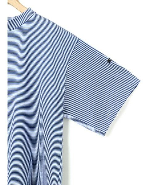 MidiUmi / ミディウミ Tシャツ | MidiUmi モックネックボーダーワイドTシャツ | 詳細13