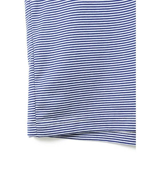 MidiUmi / ミディウミ Tシャツ | MidiUmi モックネックボーダーワイドTシャツ | 詳細14