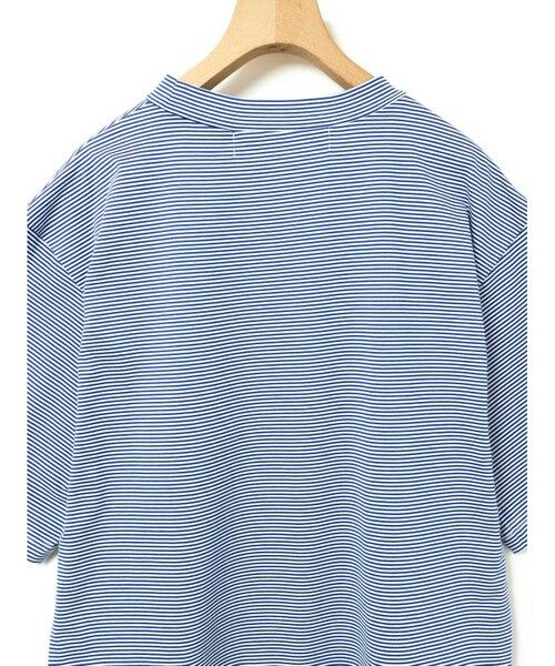 MidiUmi / ミディウミ Tシャツ | MidiUmi モックネックボーダーワイドTシャツ | 詳細16