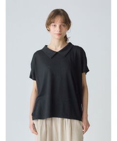 MidiUmi / ミディウミ カットソー | MidiUmi 襟付きリネンプルオーバー