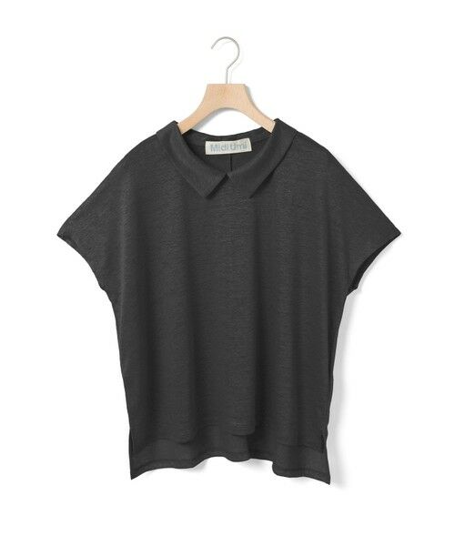MidiUmi / ミディウミ カットソー | MidiUmi 襟付きリネンプルオーバー | 詳細2