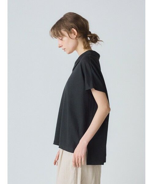 MidiUmi / ミディウミ カットソー | MidiUmi 襟付きリネンプルオーバー | 詳細5