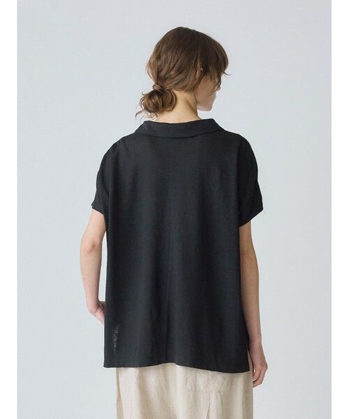 MidiUmi / ミディウミ カットソー | MidiUmi 襟付きリネンプルオーバー | 詳細6