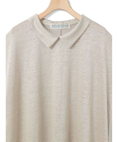 MidiUmi / ミディウミ カットソー | MidiUmi 襟付きリネンプルオーバー | 詳細10