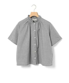 MidiUmi / ミディウミ シャツ・ブラウス | MidiUmi シャンブレーフリルシャツ