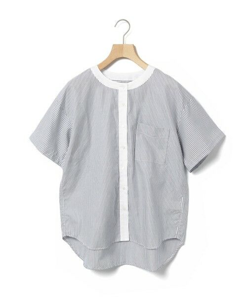 MidiUmi / ミディウミ シャツ・ブラウス | MidiUmi クレリックストライプシャツ | 詳細9