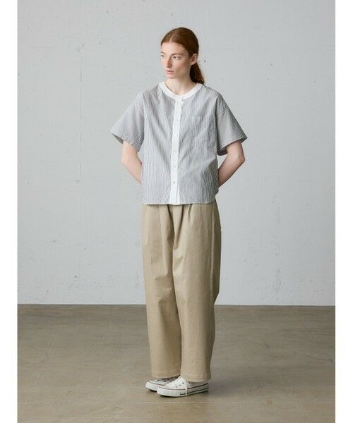 MidiUmi / ミディウミ シャツ・ブラウス | MidiUmi クレリックストライプシャツ | 詳細16