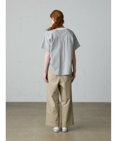 MidiUmi / ミディウミ シャツ・ブラウス | MidiUmi クレリックストライプシャツ | 詳細17