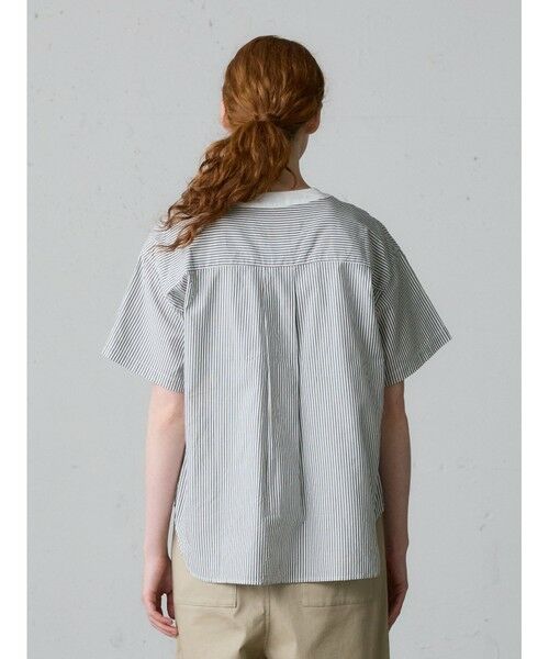 MidiUmi / ミディウミ シャツ・ブラウス | MidiUmi クレリックストライプシャツ | 詳細13