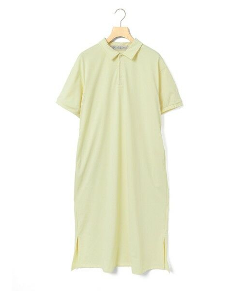 MidiUmi / ミディウミ ロング・マキシ丈ワンピース | MidiUmi ワイドポロワンピース（アイボリー(color12)）