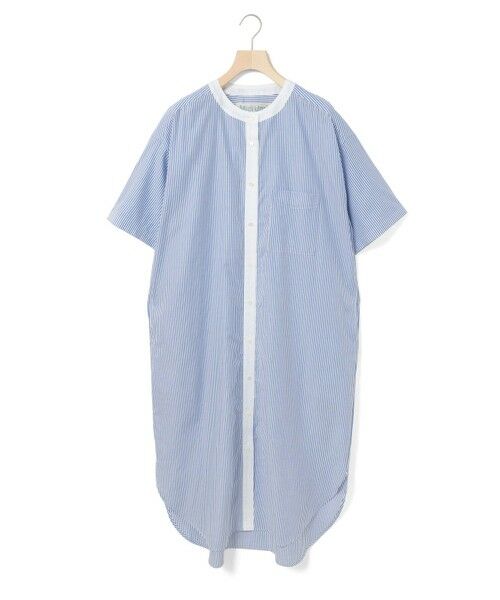 MidiUmi / ミディウミ ロング・マキシ丈ワンピース | MidiUmi クレリックストライプシャツワンピース | 詳細1