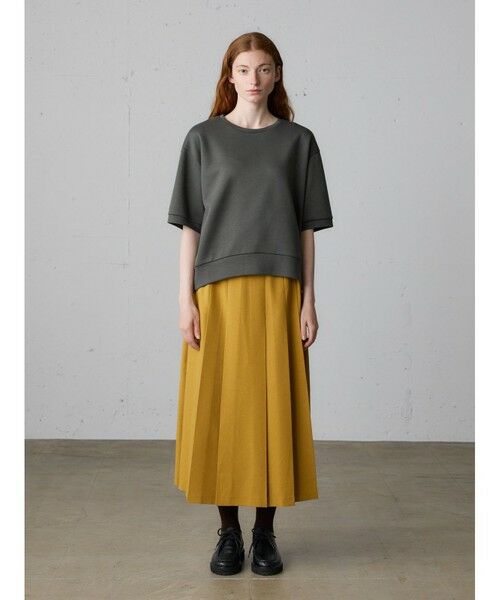 MidiUmi / ミディウミ カットソー | MidiUmi ダンボールニットハーフスリーブプルオーバー | 詳細9