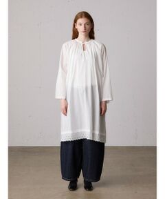 MidiUmi / ミディウミ ドレス | MidiUmi ヘムレーススモックワンピース