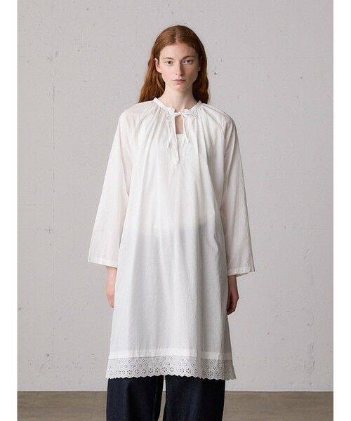 MidiUmi / ミディウミ ドレス | MidiUmi ヘムレーススモックワンピース | 詳細6