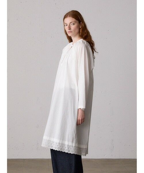 MidiUmi / ミディウミ ドレス | MidiUmi ヘムレーススモックワンピース | 詳細8