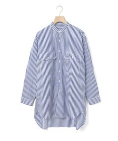 MidiUmi / ミディウミ シャツ・ブラウス | MidiUmi バンドカラービッグシャツ