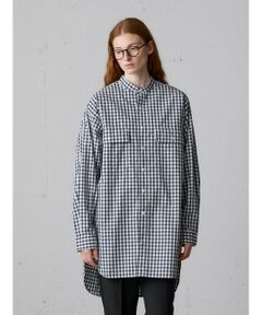 MidiUmi / ミディウミ シャツ・ブラウス | MidiUmi バンドカラービッグシャツ