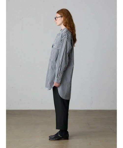 MidiUmi / ミディウミ シャツ・ブラウス | MidiUmi バンドカラービッグシャツ | 詳細10