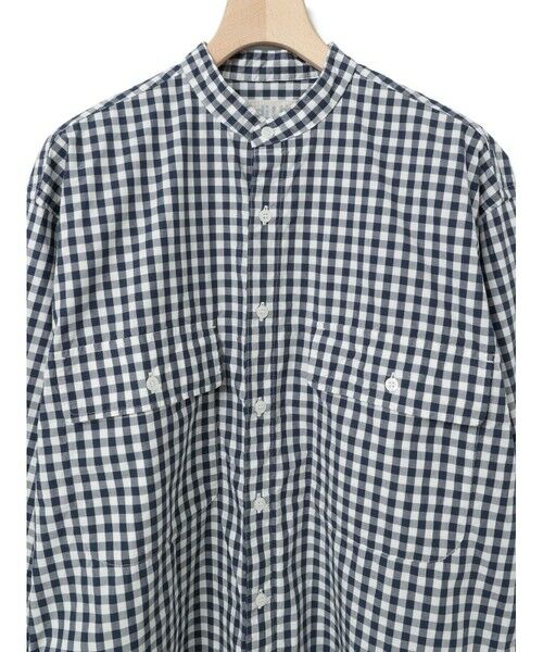 MidiUmi / ミディウミ シャツ・ブラウス | MidiUmi バンドカラービッグシャツ | 詳細12