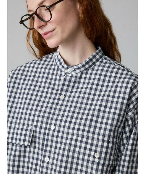 MidiUmi / ミディウミ シャツ・ブラウス | MidiUmi バンドカラービッグシャツ | 詳細7