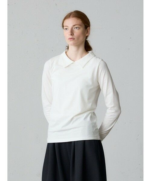 MidiUmi / ミディウミ カットソー | MidiUmi シャツカラープルオーバー | 詳細3