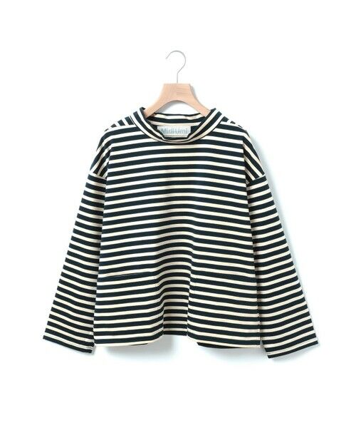 MidiUmi / ミディウミ カットソー | MidiUmi フィッシャーマンスモックボーダーT | 詳細1
