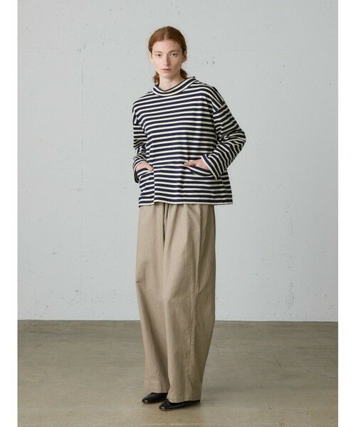 MidiUmi / ミディウミ カットソー | MidiUmi フィッシャーマンスモックボーダーT | 詳細8