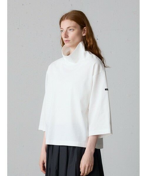 MidiUmi / ミディウミ カットソー | MidiUmi 7分袖ハイネックプルオーバー | 詳細3