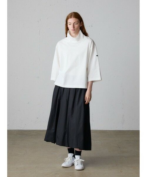 MidiUmi / ミディウミ カットソー | MidiUmi 7分袖ハイネックプルオーバー | 詳細6