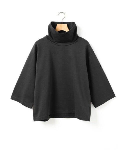 MidiUmi/ミディウミ MidiUmi 7分袖ハイネックプルオーバー ブラック(color99) FREE MidiUmi/ミディウミ MidiUmi 7分袖ハイネックプルオーバー ブラック(color99) FREE