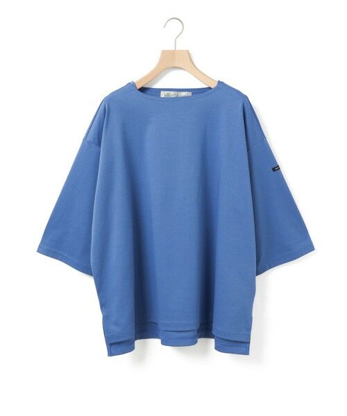 MidiUmi/ミディウミ MidiUmi 7分袖ワイドプルオーバー ブルー(color31) FREE MidiUmi/ミディウミ MidiUmi 7分袖ワイドプルオーバー ブルー(color31) FREE