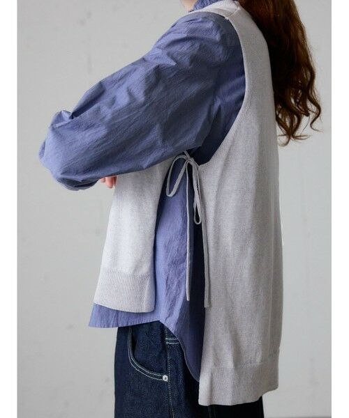 MidiUmi / ミディウミ ベスト | MidiUmi サイドリボンベスト | 詳細8