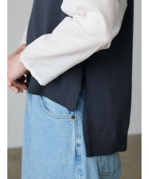 MidiUmi / ミディウミ ベスト | MidiUmi ハイローVネックベスト | 詳細7