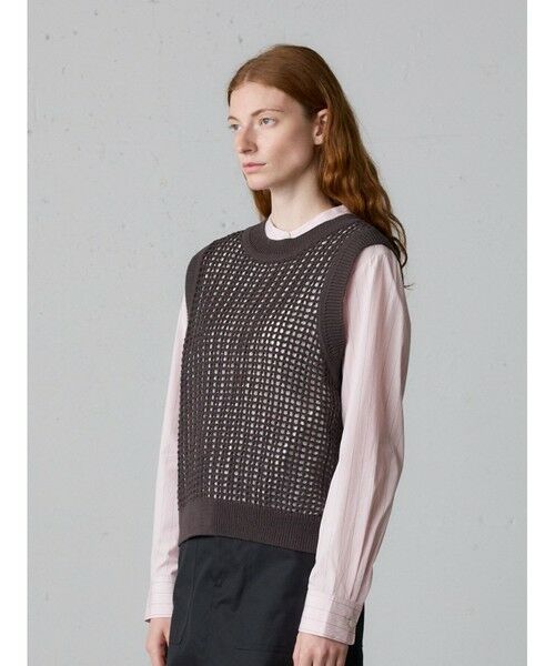 MidiUmi / ミディウミ ベスト | MidiUmi メッシュニット2WAYベスト | 詳細3