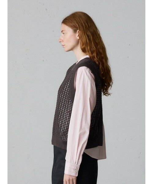 MidiUmi / ミディウミ ベスト | MidiUmi メッシュニット2WAYベスト | 詳細4