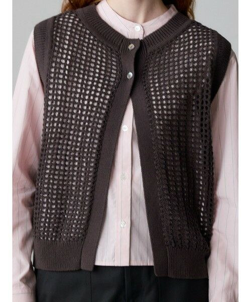 MidiUmi / ミディウミ ベスト | MidiUmi メッシュニット2WAYベスト | 詳細6