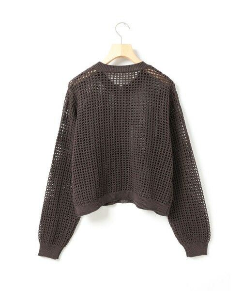 MidiUmi / ミディウミ カーディガン・ボレロ | MidiUmi メッシュニットジップカーディガン | 詳細5