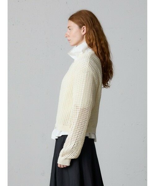 MidiUmi / ミディウミ カーディガン・ボレロ | MidiUmi メッシュニットジップカーディガン | 詳細11