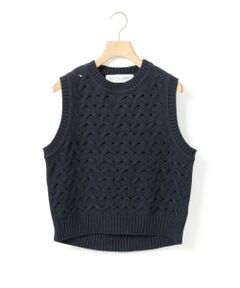 MidiUmi / ミディウミ ベスト | MidiUmi ショート編みパターンベスト