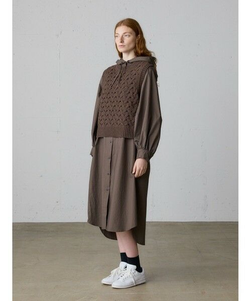 MidiUmi / ミディウミ ベスト | MidiUmi ショート編みパターンベスト | 詳細8