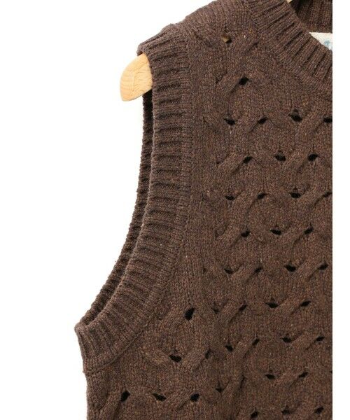 MidiUmi / ミディウミ ベスト | MidiUmi ショート編みパターンベスト | 詳細12