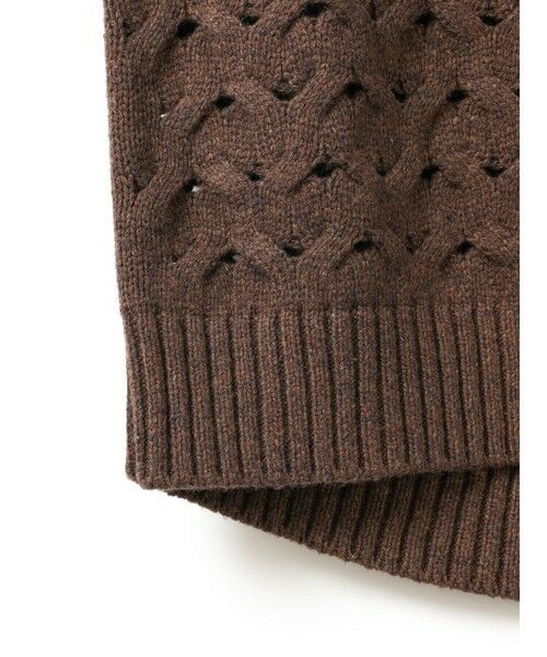 MidiUmi / ミディウミ ベスト | MidiUmi ショート編みパターンベスト | 詳細13